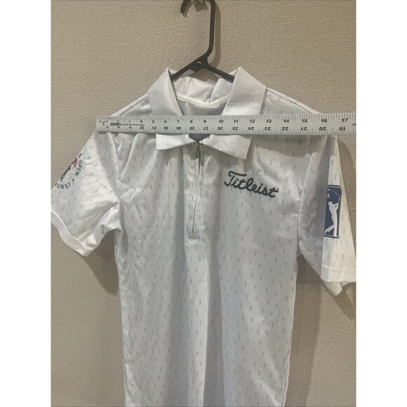 TTitleis.t Cup Color Light Blue Polo Shirt Size Small 1/4 Zip - Picture 8 of 11